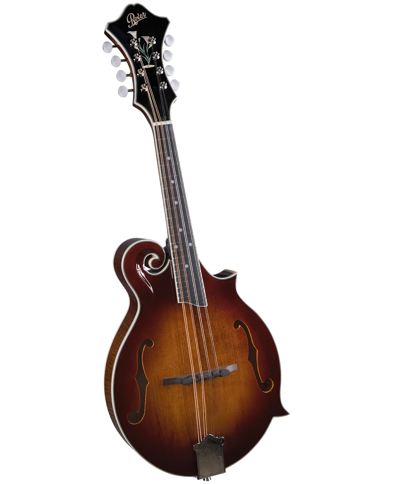 Amazon.com: Rover RM-85 Deluxe F-model Mandolin – Burgundy Burst
